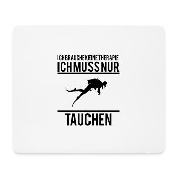 Therapy Diving - Mouse Pad (horizontal) - white - Front
