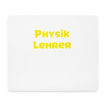 Physics teacher with passion - Mouse Pad (horizontal) - white - Front