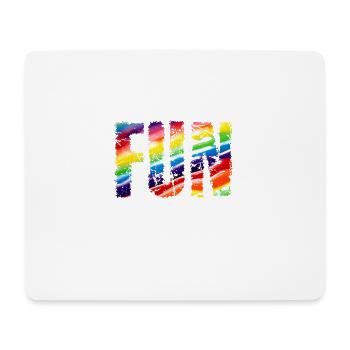 Fun/ Spaß - Mousepad (Querformat) - Weiß - Vorne