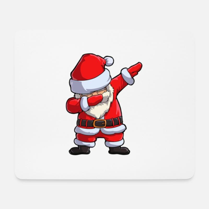 Weihnachtsmann Dap - Mousepad (Querformat) - Weiß