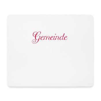 Gemeinde - Mousepad (Querformat) - Weiß - Vorne