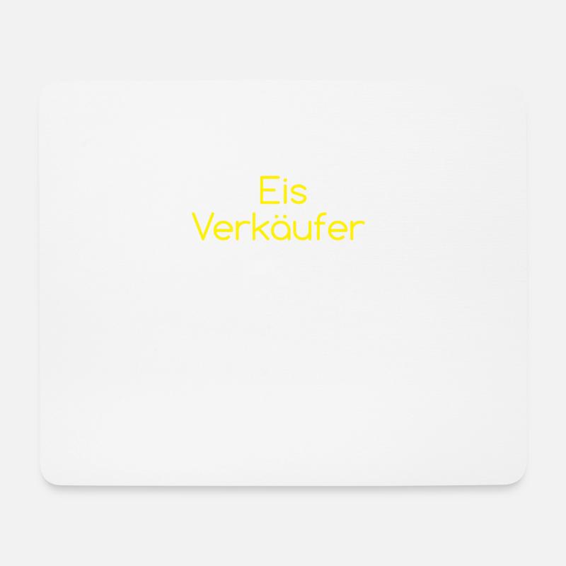 Eisverkäufer - Mousepad (Querformat) - Weiß