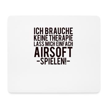 Airsoft - Mousepad (Querformat) - Weiß - Vorne