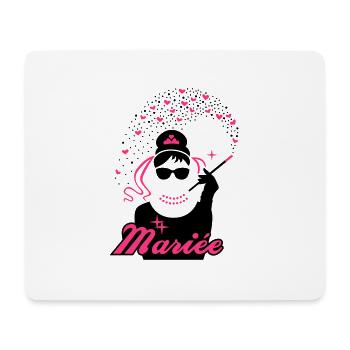 Braut - EVJF - Team-Braut - Film - Mousepad (Querformat) - Weiß - Vorne