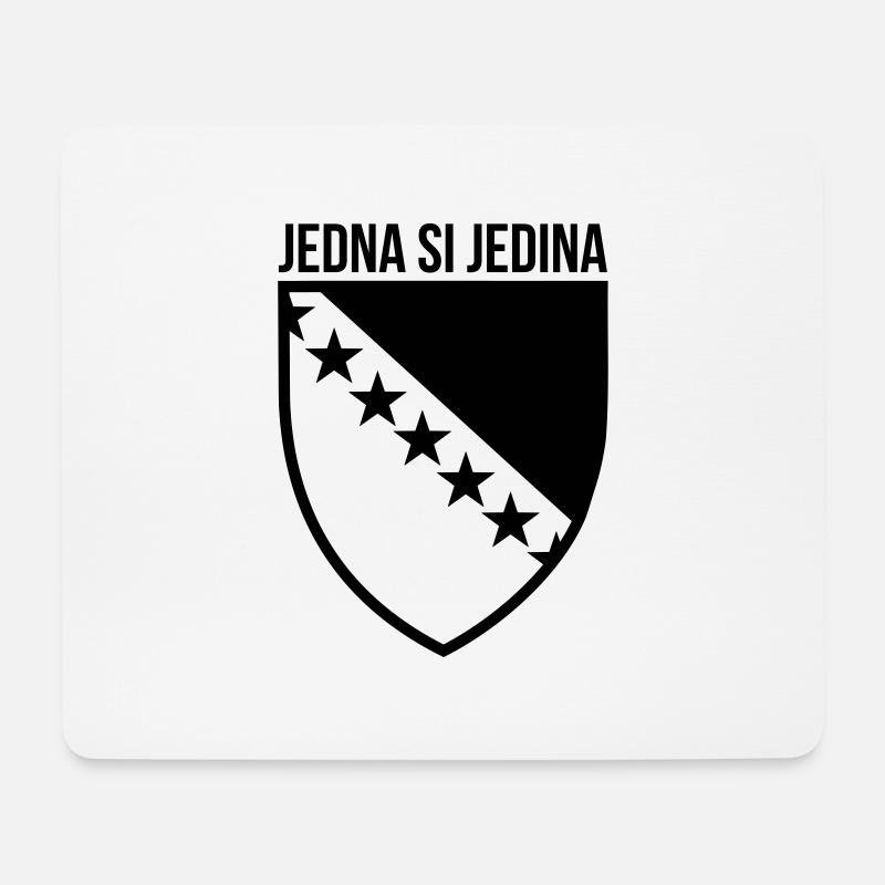 Jedna Si Jedina Bosna - Mousepad (Querformat) - Weiß