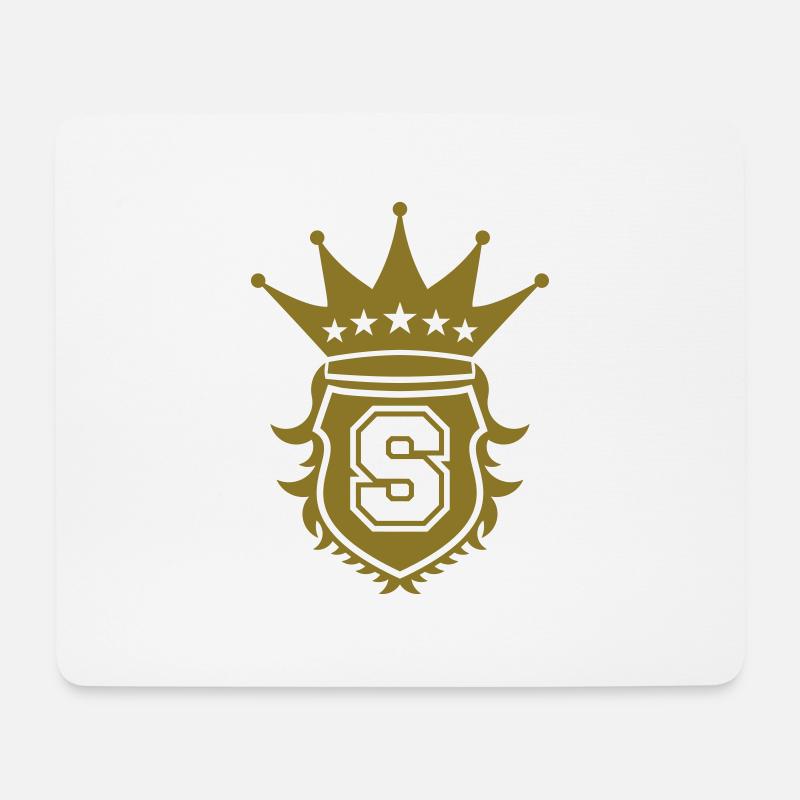 S Crest - Mouse Pad (horizontal) - white
