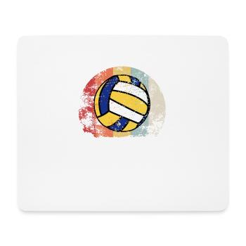 Volleyball Vintage Club Sport League Cadeau - Tapis de souris (format paysage) - blanc - Devant