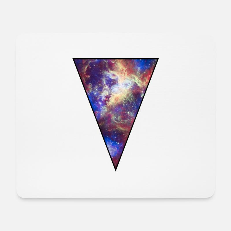 Galaxy - Space - Sterne - Cosmic - Kunst - - Mousepad (Querformat) - Weiß