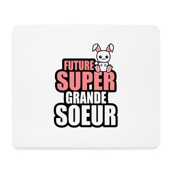 future super grande-soeur - Tapis de souris (format paysage) - blanc - Devant