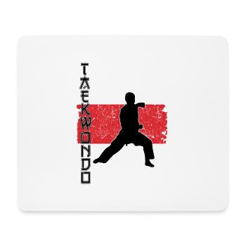 Taekwondo - Mousepad (Querformat) - Weiß - Vorne