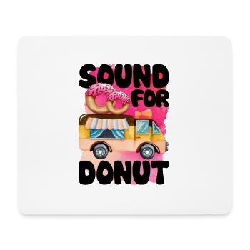 Sound For Donut - Mouse Pad (horizontal) - white - Front