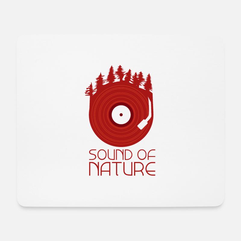 Naturgeräusch OOTD - Mousepad (Querformat) - Weiß