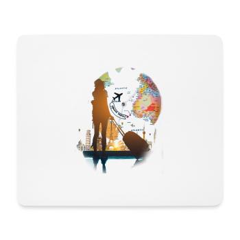 To travel - Mouse Pad (horizontal) - white - Front
