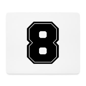 8 - Mouse Pad (horizontal) - white - Front