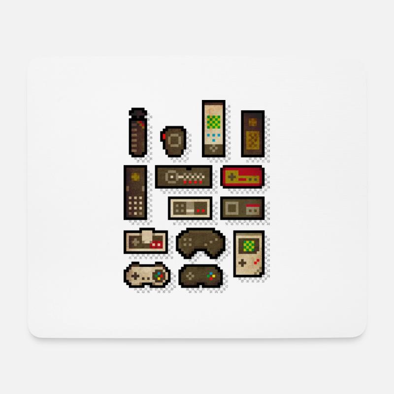 pixelcontrol - Mousepad (Querformat) - Weiß