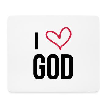 Christlich / Christ / Katholisch / Religion - Mousepad (Querformat) - Weiß - Vorne