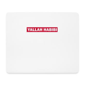 Yallah Habibi - Mousepad (Querformat) - Weiß - Vorne