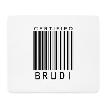 Certified Brudi - Tapis de souris (format paysage) - blanc - Devant