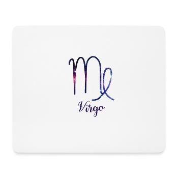 Vierge Horoscope Géométrique - Tapis de souris (format paysage) - blanc - Devant