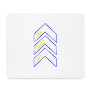 Les chanceux - syndrome de Down - Tapis de souris (format paysage) - blanc - Devant