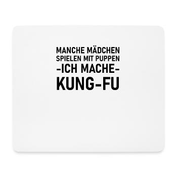 Kung Fu - Mousepad (Querformat) - Weiß - Vorne