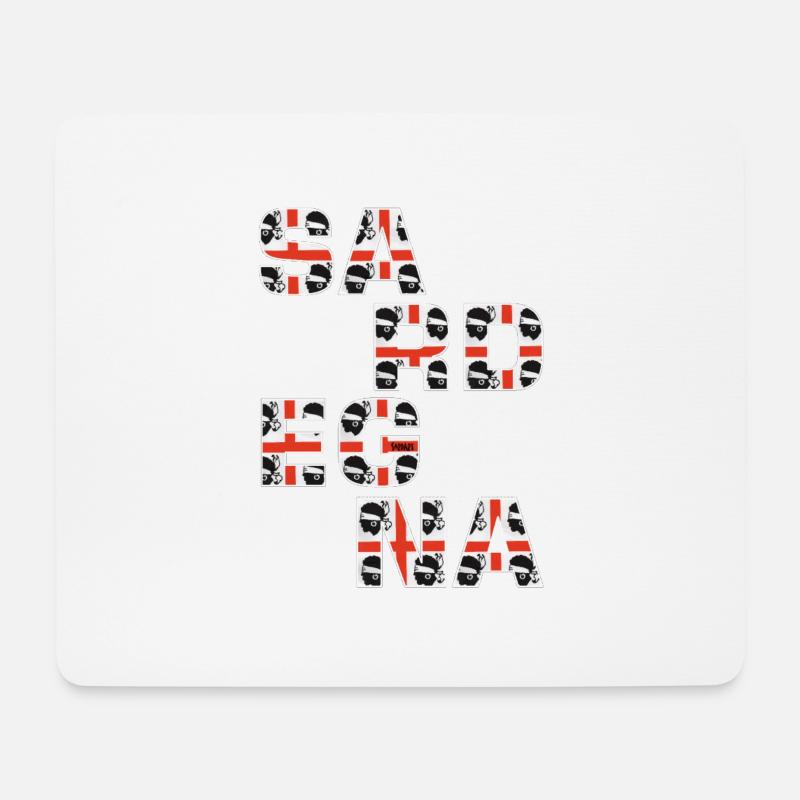 Sardegna - Mousepad (Querformat) - Weiß