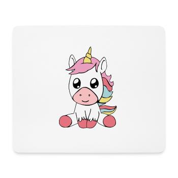 Einhorn - Unicorn - Mousepad (Querformat) - Weiß - Vorne