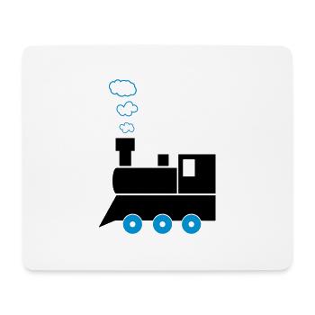lokomotive_02 - Mousepad (Querformat) - Weiß - Vorne