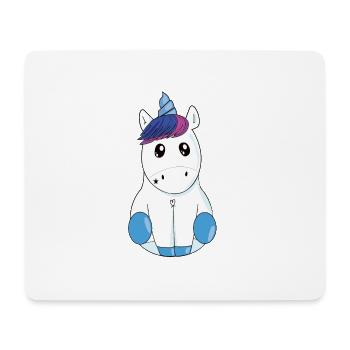 Unicorn Matroschka Einhorn süß матрёшка единорог - Mousepad (Querformat) - Weiß - Vorne
