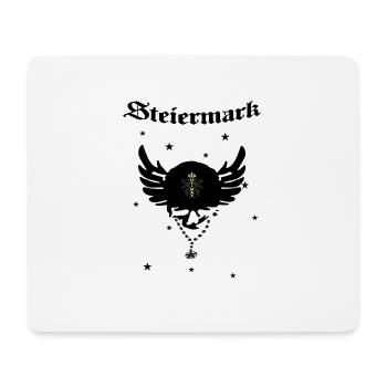 Steiermark - Mousepad (Querformat) - Weiß - Vorne