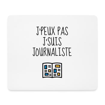journaliste / journalisme / journal / reporter - Tapis de souris (format paysage) - blanc - Devant