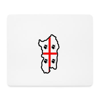 Sardinien - Mousepad (Querformat) - Weiß - Vorne