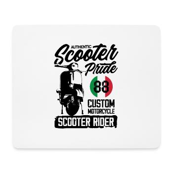 Scooter Pride - Mousepad (Querformat) - Weiß - Vorne