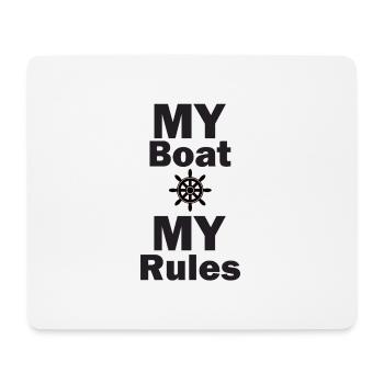 My Boat my Rules 2 My Boat my Rules - Mouse Pad (horizontal) - white - Front