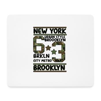 Newyork Brooklyn - Mousepad (Querformat) - Weiß - Vorne