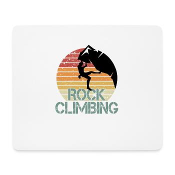 Rock Climbing - Mouse Pad (horizontal) - white - Front