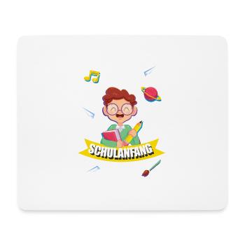 SCHULANFANG, EINSCHULUNG, BACK TO SCHOOL - Mousepad (Querformat) - Weiß - Vorne