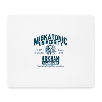 miskatonisch - Mousepad (Querformat) - Weiß - Vorne