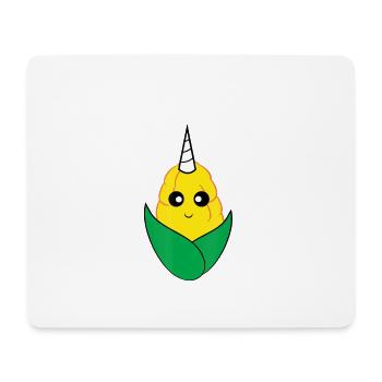Uni Corn Corn on the Cob Unicorn - Mouse Pad (horizontal) - white - Front