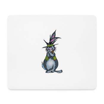 harmonica - Tapis de souris (format paysage) - blanc - Devant