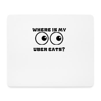 wo isst mein uber? - Mousepad (Querformat) - Weiß - Vorne