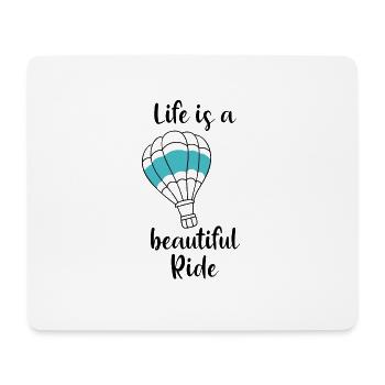Hot Air Balloon Balloon Flying - Mouse Pad (horizontal) - white - Front