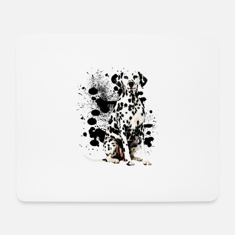 dalmata - Mouse Pad (horizontal) - white