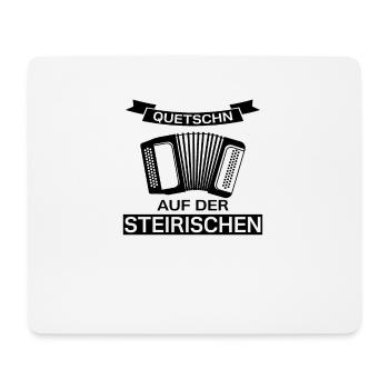 Harmonika ziehen quetschn steirische - Mousepad (Querformat) - Weiß - Vorne
