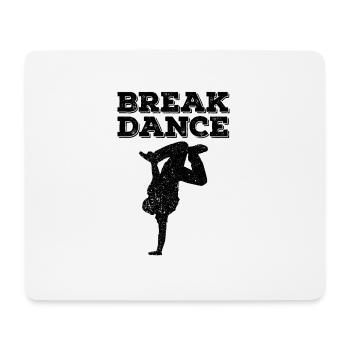 Breakdance breaker hip hop bboy - Mousepad (Querformat) - Weiß - Vorne