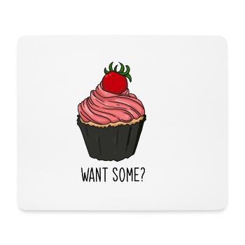 Muffin - Mousepad (Querformat) - Weiß - Vorne