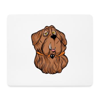 Lustige Hunde 15 - Mousepad (Querformat) - Weiß - Vorne