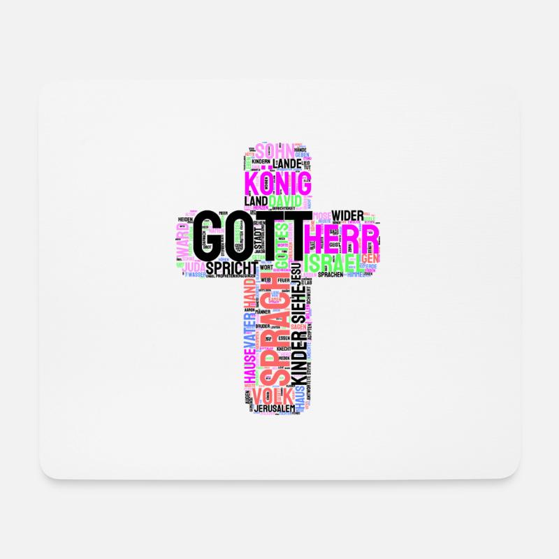 Die Bibel - Mousepad (Querformat) - Weiß