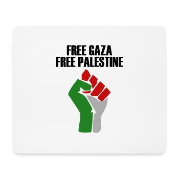free gaza free palestine - Mouse Pad (horizontal) - white - Front