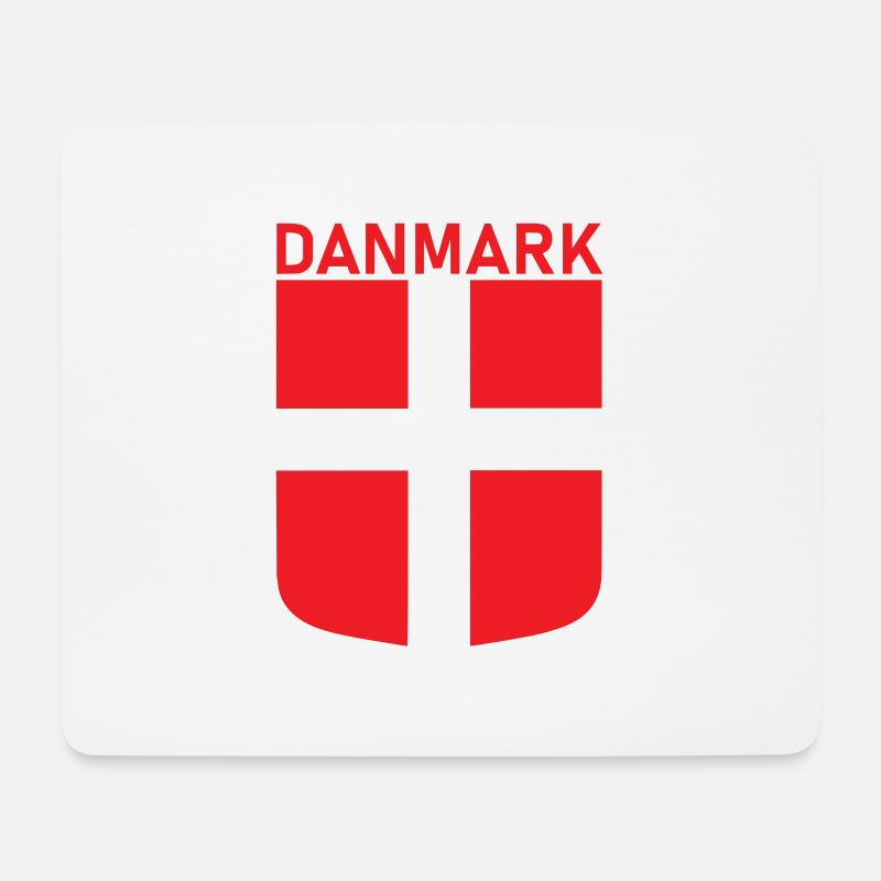 Dänemark - Mousepad (Querformat) - Weiß